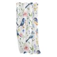 thumbnail image 2 of Blackout Curtains Window Curtain for Bedroom Living Room 1 Panel 82"x52" Watercolor Bluebirds and Wildflowers, 2 of 8