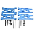 thumbnail image 2 of RC Front Rear Lower Suspension Arm, Wear  RC Accessories High Accuracy Sturdy Replacement  for LOSI Lasernut U4 1/10 RC Car Blue, 2 of 8