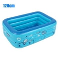 thumbnail image 1 of Inflatable Pool,Paddling Pool Rectangle Swimming Pool Bathing Tub Inflatable Pool for Children Baby Home Use, 1 of 8