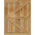 thumbnail image 6 of 21 1/2"W X 28"H Timbercraft Four 5 3/8" Boards Framed Board-N-Batten Shutters W/Z-Bar, Rough Sawn Western Red Cedar (Per Pair), 6 of 13