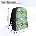 thumbnail image 4 of Gaeub Chicken Laying Eggs Print Unisex Backpacks, College Bookbag,Daypack with Padded 15" Laptop Sleeve,for School, Work, and Travel, 4 of 8