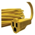 STANLEY POWERCORD 33507 16-Gauge 3-Prong Yellow Outdoor Power Extension ...