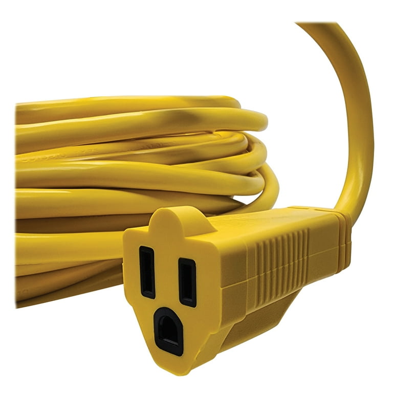 STANLEY POWERCORD 33507 16-Gauge 3-Prong Yellow Outdoor Power