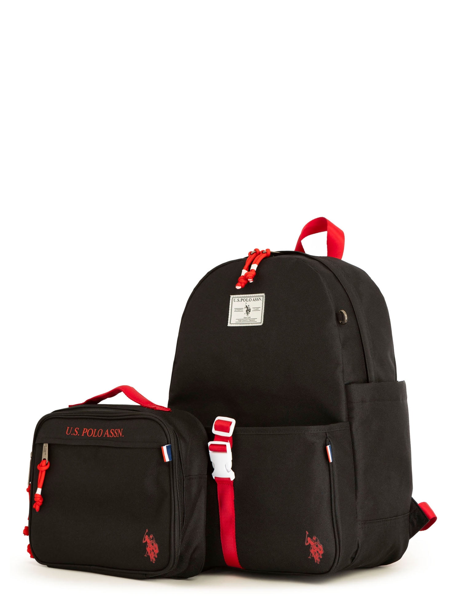 Polo Boys Water-Resistant Backpack, Lunch Tote