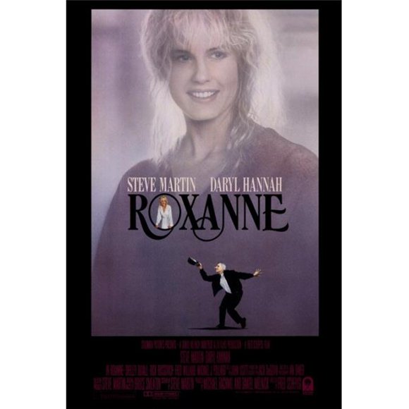 Pop Culture Graphics MOVEF2386 Roxanne Movie Poster Print, 27 x 40