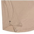 thumbnail image 2 of Cuts Clothing Men's Curve Hem Long Sleeve Crew Neck Signature Fit Tee T-Shirt (X-Large, Peach), 2 of 2