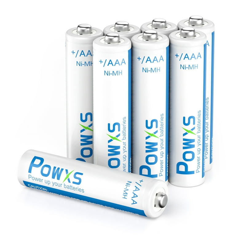 POWXS Rechargeable D Cells Batteries, 6 Pack 7000mAh 1.2V Ni-MH High  Capacity Standard D Size Battery 