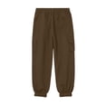 thumbnail image 4 of Men's Cargo Jogger Pants - Belted Waist for Outdoor Activities & Daily Wear Coffee S, 4 of 5