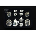 thumbnail image 2 of Doll House Tableware Miniature Furniture 17 PCS Ceramic Tea Sets P31B heqiyong toy, 2 of 2