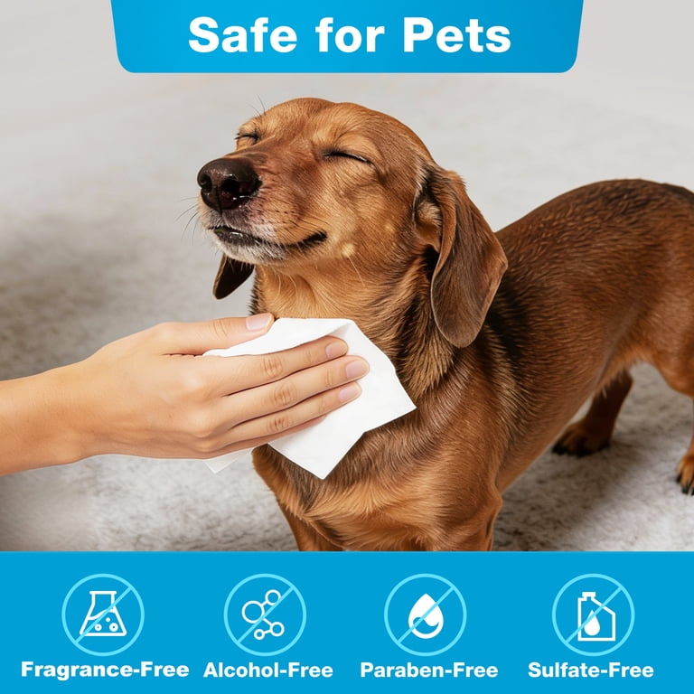 Prime Pets Dog & Cat Wipes, 100 Count photo 7