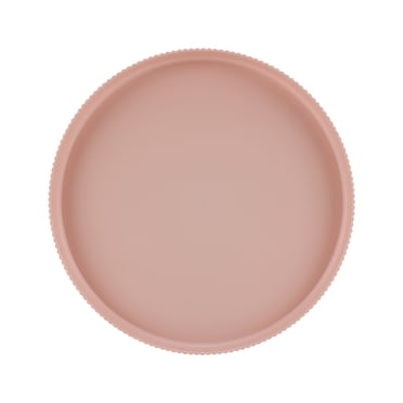 Mainstays Eco-Friendly Recycled Plastic Dinner Plate, Blush Pink, 10"
