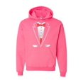 thumbnail image 1 of Unisex Tuxedo Prom Costume Hoodie Sweatshirt, 1 of 5