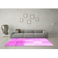 thumbnail image 3 of Ahgly Company Indoor Rectangle Abstract Pink Contemporary Area Rugs, 7' x 10', 3 of 4