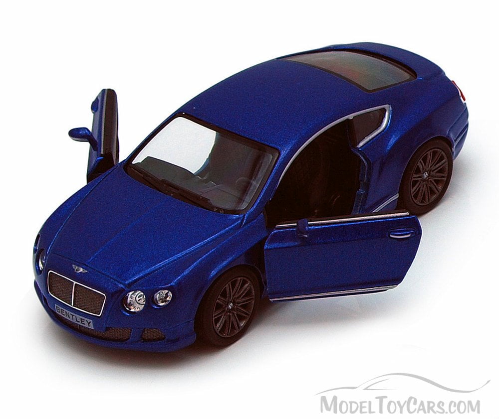 2012 Bentley Continental GT Speed Sammlermodell blau 1:38 von KINSMART Neuware!