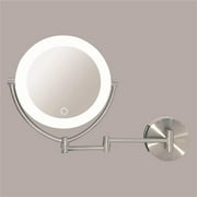 Rucci M1000 13.5 in. 1x & 10x Magnifying Lighted Makeup Vanity Mirror with 3 Touch, 3 Tones, AC Adapter & Battery