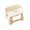 #2-Khaki【1x Folding Stool】, variant on Green Plastic Portable Folding Stool, Space Saving Small Stool for Home or Office, Convenient Outdoor Camping Stool, Topliu