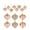 D, variant on QianGlow 12pcs Valentine's Day Heart Shaped Ornaments 1.77in, Hanging Decorations for Wedding Party, Valentine's Day Party Decor,A