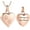 Rose Gold, variant on Pet Heart Cremation Jewelry For Ashes For Dog/Cat Paw Stainless Steel Memorial Locket Urn Necklace Paw Print Pet Heart Urn Necklace