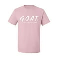 thumbnail image 2 of Wild Bobby, Goat God Over All Things Inspirational/Christian Men Graphic Tee, Light Pink, XX-Large, 2 of 6
