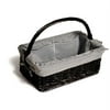 Black Willow Tote Basket With Handle
