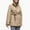 Khaki, variant on AOOCHASLIY Women Coat Womens Winter Clothes Plus Size Warm Lapel Leather Cotton Coat Long Sleeve Jacket