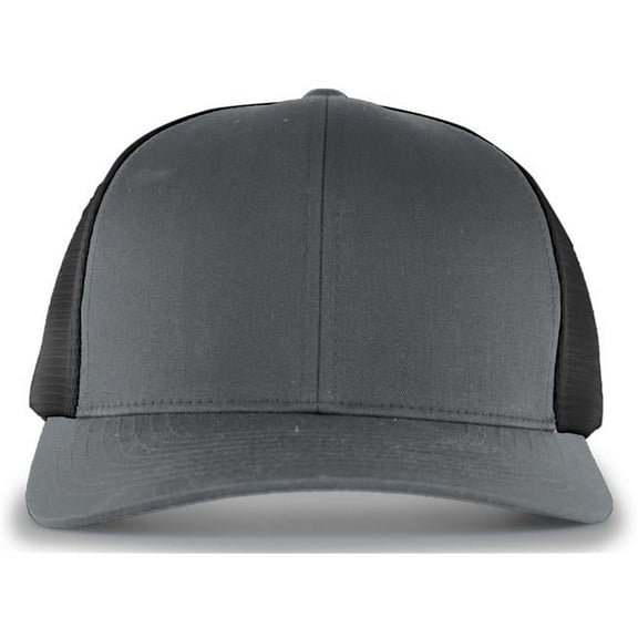 Trucker Flexfit Snapback Cap, Graphite & Black - One Size