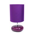 thumbnail image 1 of Simple Designs Stonies Small Stone Look Table Bedside Lamp, 1 of 4