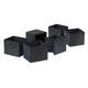 thumbnail image 1 of Capri Winsome Trading Inc Set de 6 cestas plegables de tela negra 22611, 1 of 1