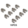 thumbnail image 3 of Cateissary 10 clips de resorte de acero inoxidable, clips de herramientas de acero de resorte de tipo abierto, resistentes, 12 mm, paquete de 10 Iluminación novedosa, 3 of 6