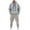 Gray, variant on Hvyesh Sweatsuits for Men 2 Piece Hoodie Jogging Tracksuit Set Casual Athletic Long Sleeve Outfit Pullover Suit Set