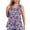 Purple-5, variant on Virmaxy Women's Large Size Tank Top Trendy Printed Sleeveless Blouse Loose Fit Round Neck Vest Going Out Spring Beach Vacation Oufits Modern Clothes Green-1 L