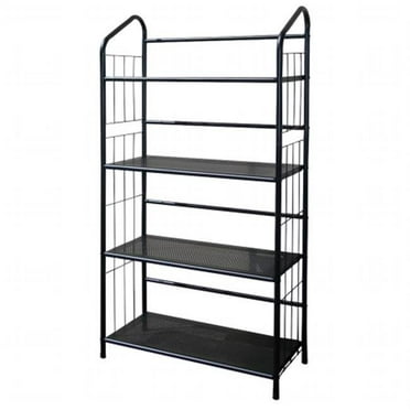 Hon Metal Bookcase With Two, Hon Brigade 5 Shelf Steel Bookcase