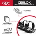 thumbnail image 4 of Arillo Plástico Cerlox Gbc M080131 5/16 Pulgadas 35 hojas -25 Piezas, 4 of 5