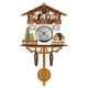 thumbnail image 5 of Bearachild Reloj Pájaro Adorno colgante de madera Montado en la pared Columpio automático Relojes de pared Decoración para el hogar para sala CM004 2Conjunto, 5 of 6