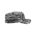 thumbnail image 3 of Top Headwear Womens Print Adjustable Cadet Cap - Zebra - Studded Cross, 3 of 4