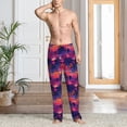 thumbnail image 4 of Bingfone Retro Palms Mens All Over Print Sleep Pajama Pants-X-Large, 4 of 5