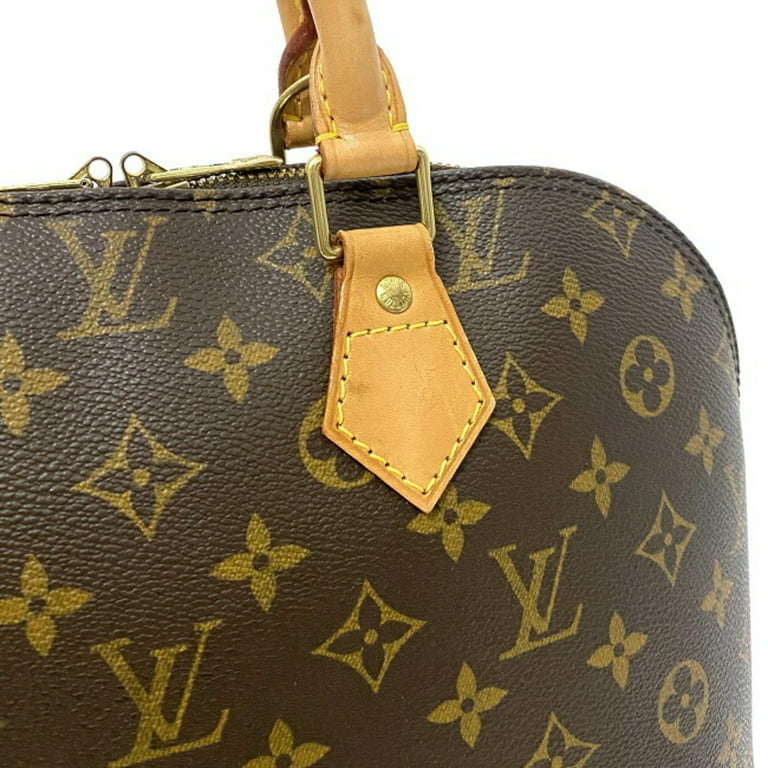 Pre-Owned Louis Vuitton Handbag Alma PM Brown Beige Monogram M53151 Canvas  Nume VI0977 LOUIS VUITTON Women's Bag LV (Good) 
