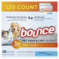 thumbnail image 1 of Secadora Bounce Bounce, protector de pelo y pelusa para mascotas, 120 unidades, 1 of 7