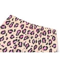 thumbnail image 5 of Beezizac Little & Big Girls Pajama Yellow & Pink Leopard Satin Silky Short Sleeves Set Trendy Cozy 2-PC Outfit Kid Size 12, 5 of 7