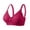 Wine, variant on Women's Bras Lightly Lined Bra No Wire Comfortable Soft Bras Underwear Extra Support Full Coverage Bras Plus Size Free Everyday Bras Comfy Daily Essentials Sports Bras