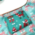 thumbnail image 4 of Wrapables Large & Small Foldable Tote Nylon Reusable Grocery Bags, Set of 2, Foxes, 4 of 5