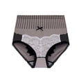 thumbnail image 2 of Ropa interior de mujer Abdomen Braguitas breves elásticas Calzoncillos de entrepierna sin costuras de cintura alta, Café, M Speravity AP000977-07, 2 of 7