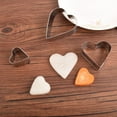 thumbnail image 4 of LOVERLYZ 3pcs DIY Baking Mold Stainless Steel Heart Shape Die-cutting Biscuits Cookie Cutters Cake Fondant Shaping Mould Kitchen Tool, 4 of 5