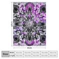 thumbnail image 4 of Orinice Paisley Design Warm Lightweight Blanket Soft Fleece Blankets for All Seasons - Multiple Sizes Available 60x80in, 4 of 6