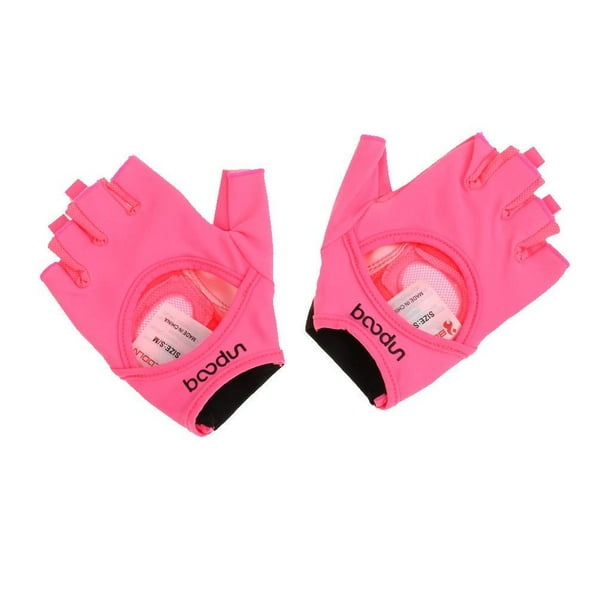 Gimnasio para Mujeres Entrenamiento de Musculación Fitness Guantes de Medio Guantes Deportivos Antideslizantes para - Se muestra imagen, S / M