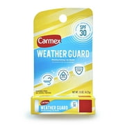 Carmex Weather Guard Moisturizing Lip Balm Stick, SPF 30 Sunscreen Broad Spectrum, 1 Count