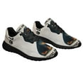 thumbnail image 6 of Dachshund Dog Long On Love Short On Legs Shoes Sneakers Black Size 6, 6 of 7