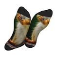 thumbnail image 5 of KLL Squirrels Eating Peanuts On The Tree Print Cool Socks Men's Women's Crew Socks Funny Crazy Novelty Stockings, 5 of 7