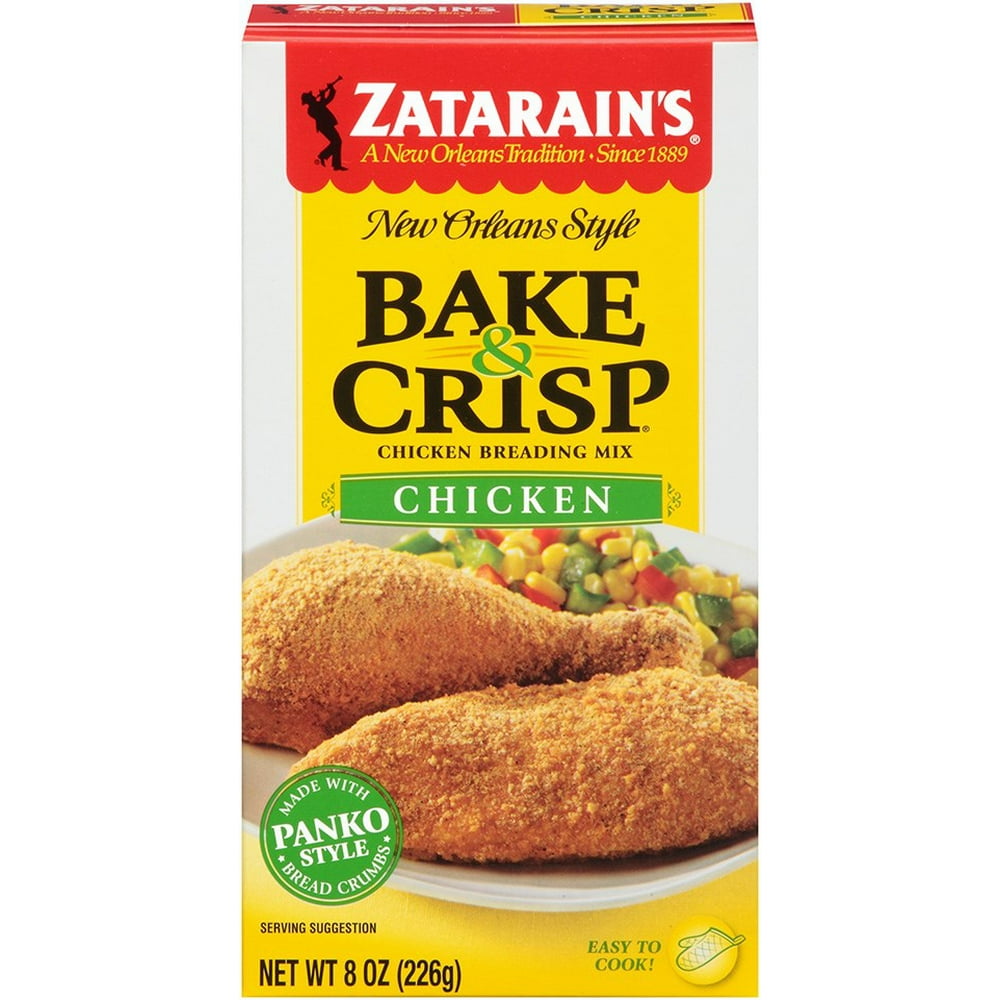 Zatarain's Bake & Crisp Chicken, 8 OZ (Pack of 2)