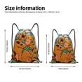 thumbnail image 2 of Pofeuu Scooby-Doo for Water-Resistant 210D Drawstring Bag Compact Foldable Design Gym Yoga Travel Essentials Lightweight Carryall-Medium, 2 of 6